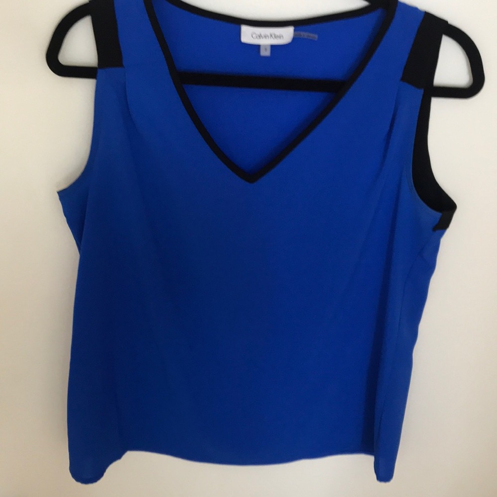 Royal blue Calvin Klein blouse